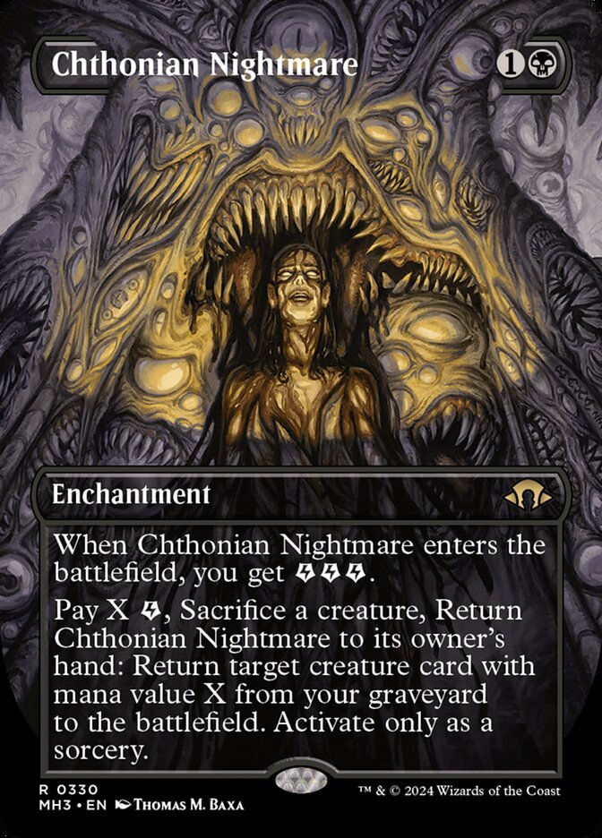 Chthonian Nightmare (MH3) (330) / Borderless