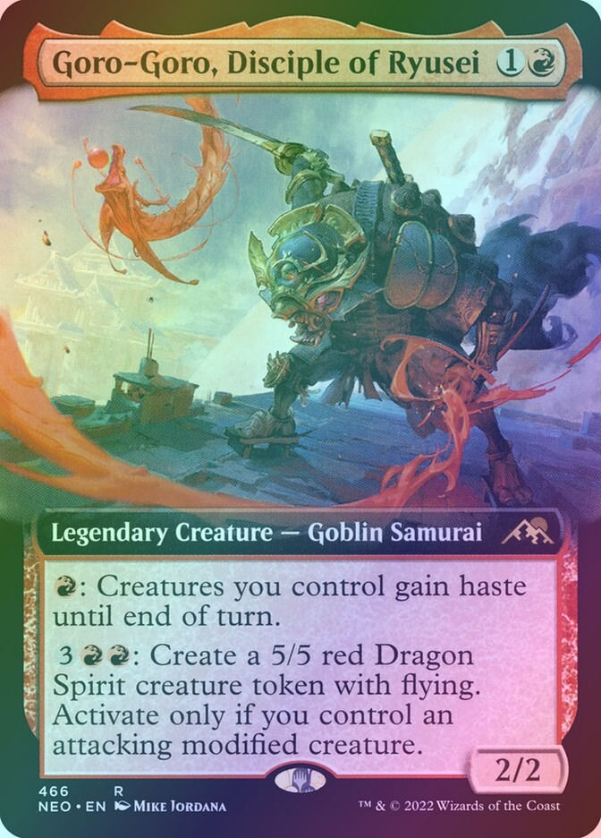 Goro-Goro, Disciple of Ryusei (NEO) (466) / Extended Art / Foil