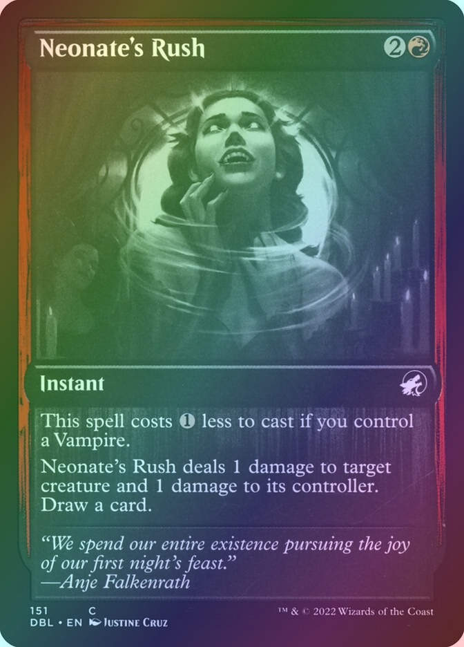 Neonate's Rush (DBL) (151) / Foil