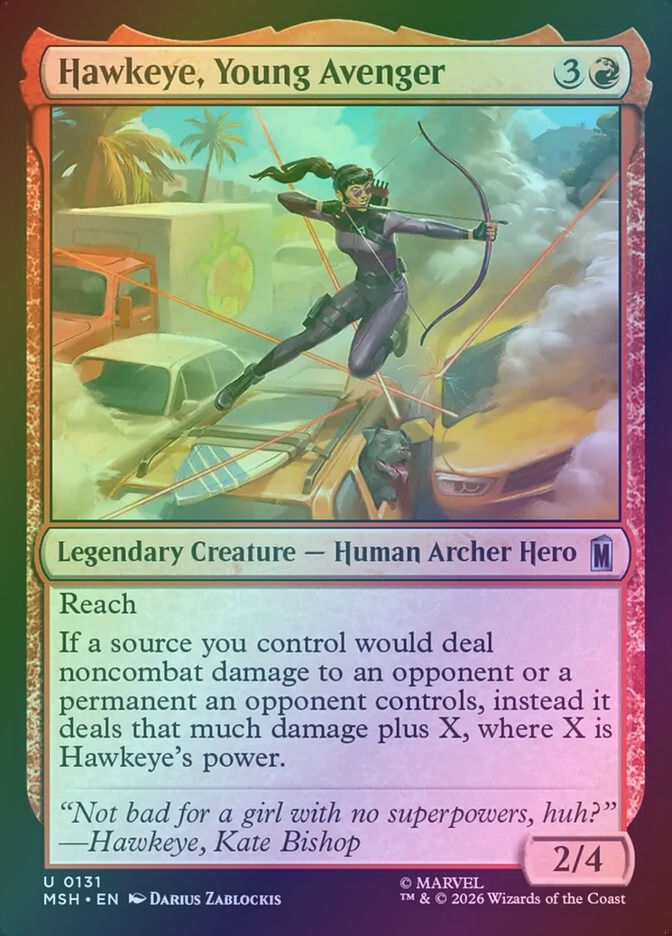 Hawkeye, Young Avenger (MSH) (131) / Foil