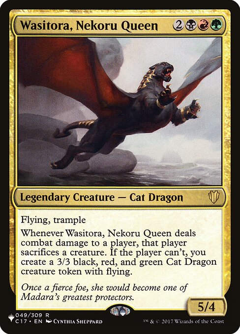 Wasitora, Nekoru Queen (PLST) (C17-49)