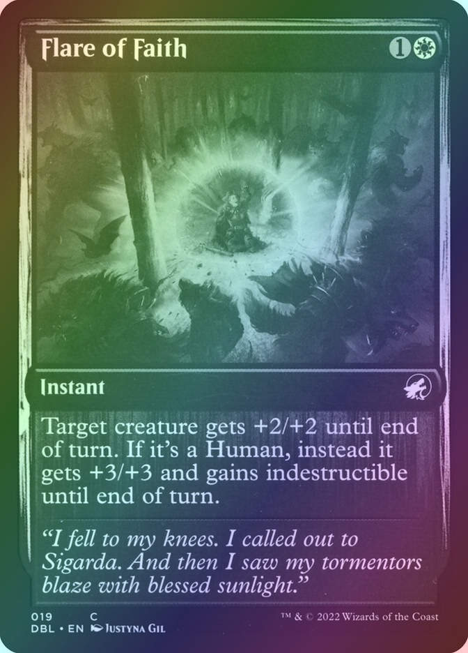 Flare of Faith (DBL) (19) / Foil