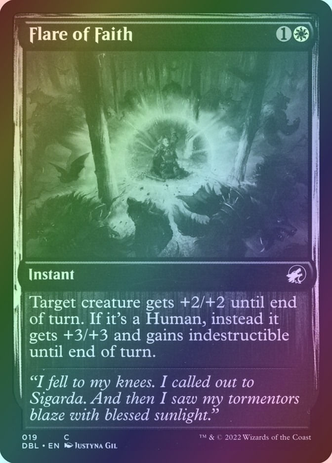 Flare of Faith (DBL) (19) / Foil