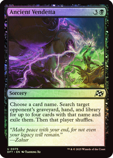Ancient Vendetta (DFT) (75) / Foil