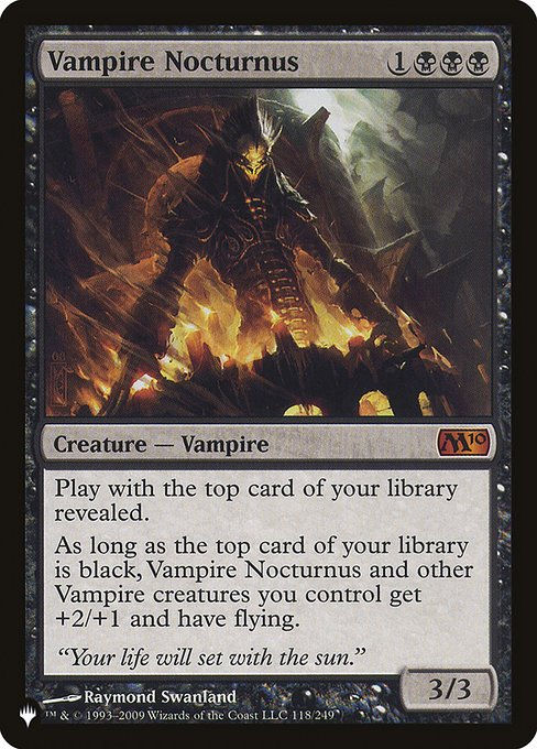 Vampire Nocturnus (PLST) (M10-118)