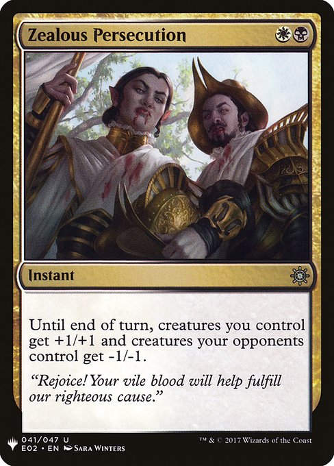 Zealous Persecution (PLST) (E02-41)