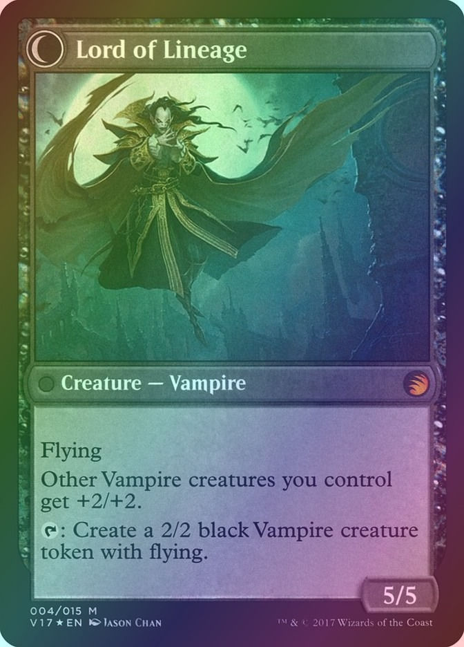 Bloodline Keeper // Lord of Lineage (V17) (4) / Foil — cara 2 de 2