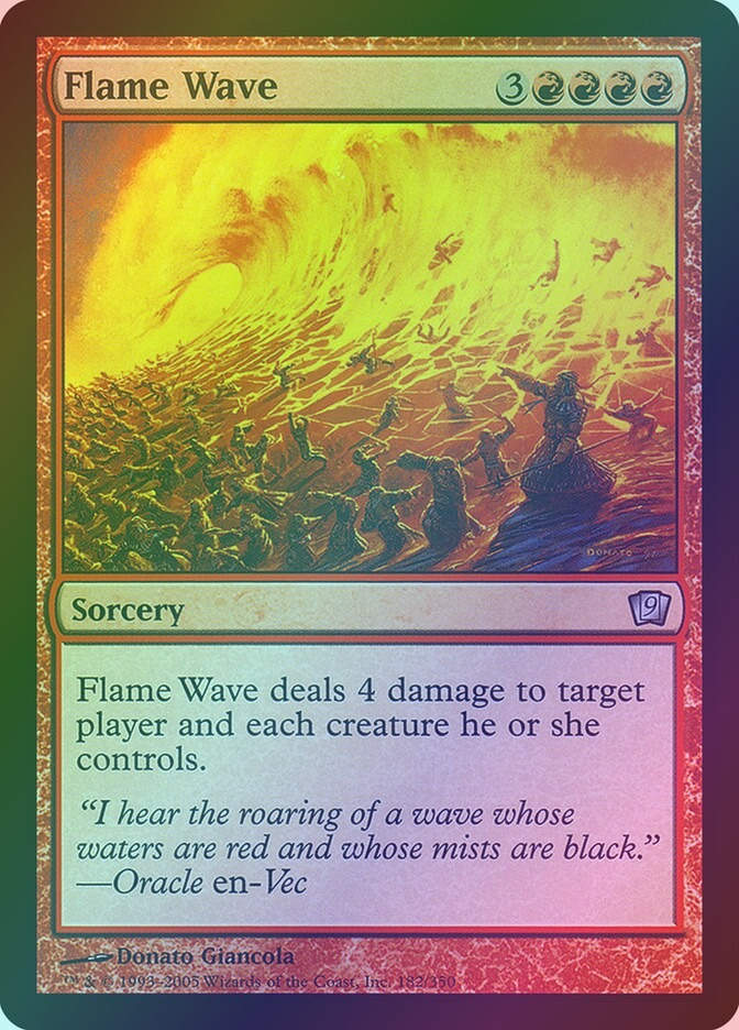 Flame Wave (9ED) (182★) / Foil