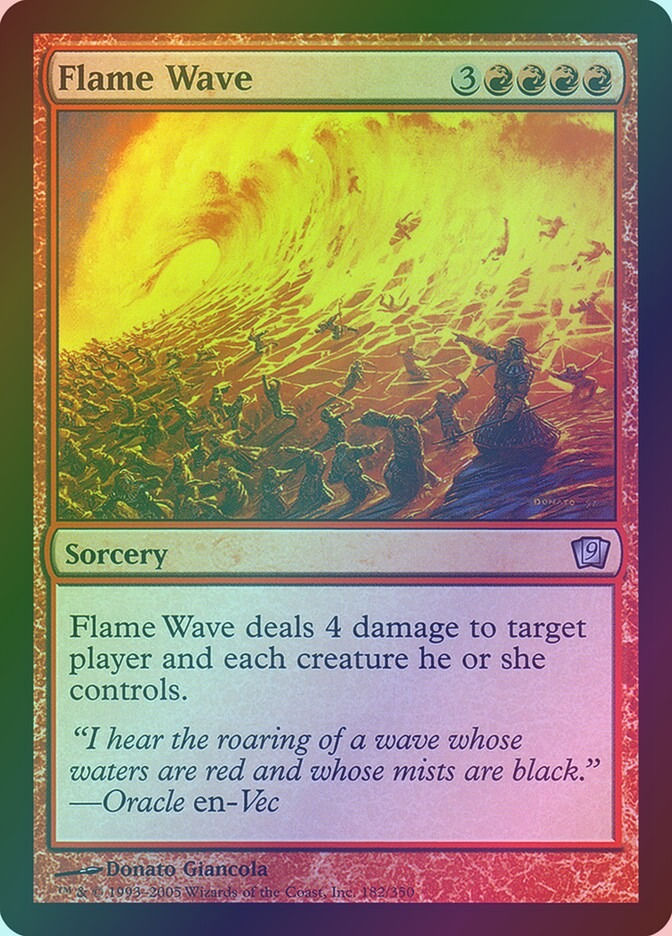 Flame Wave (9ED) (182★) / Foil