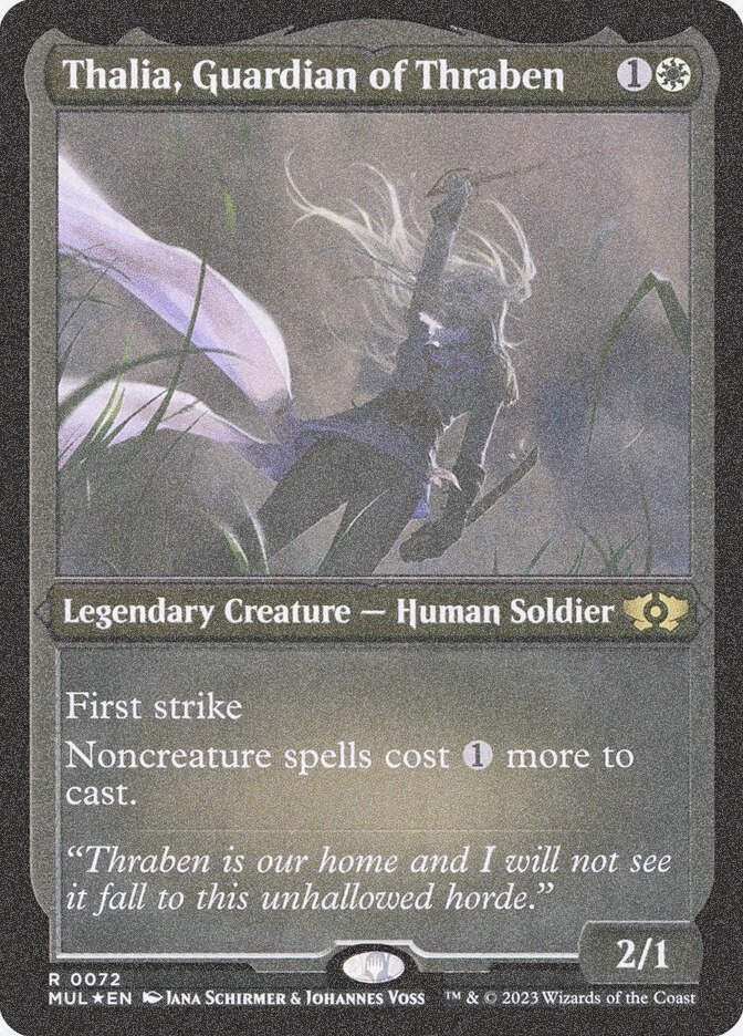 Thalia, Guardian of Thraben (MUL) (72) / Foil Etched