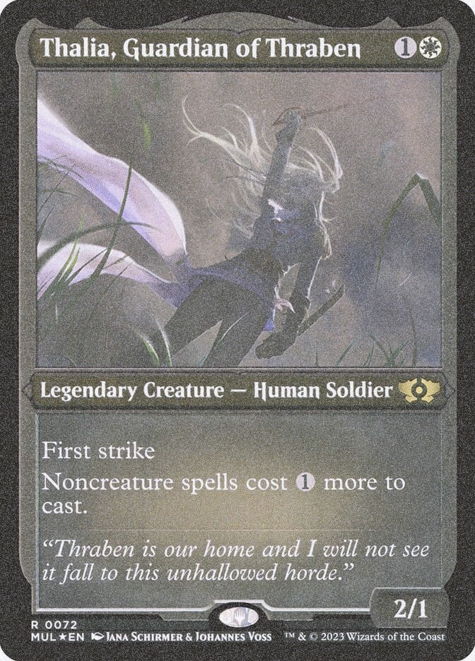 Thalia, Guardian of Thraben (MUL) (72) / Foil Etched