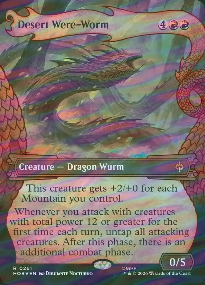 Desert Were-Worm (HOB) (261) / Surge Foil