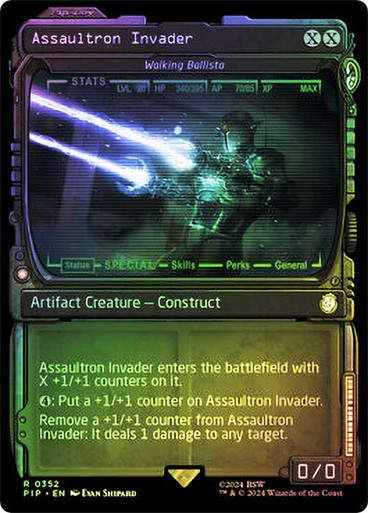 Walking Ballista (pip) (352) / Showcase Foil