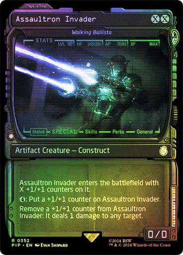 Walking Ballista (pip) (352) / Showcase Foil