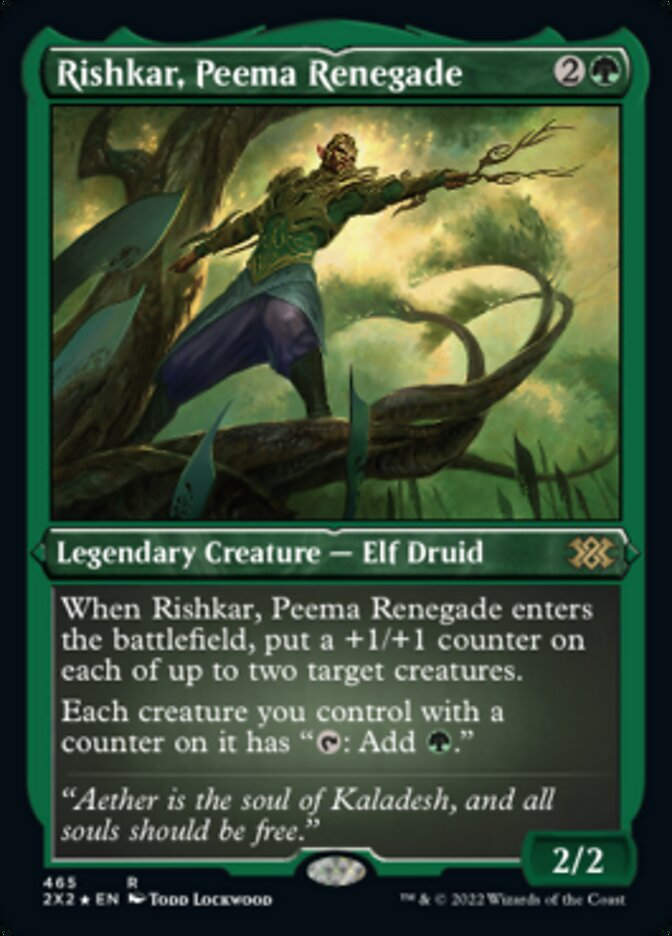 Rishkar, Peema Renegade (2X2) / Etched Foil