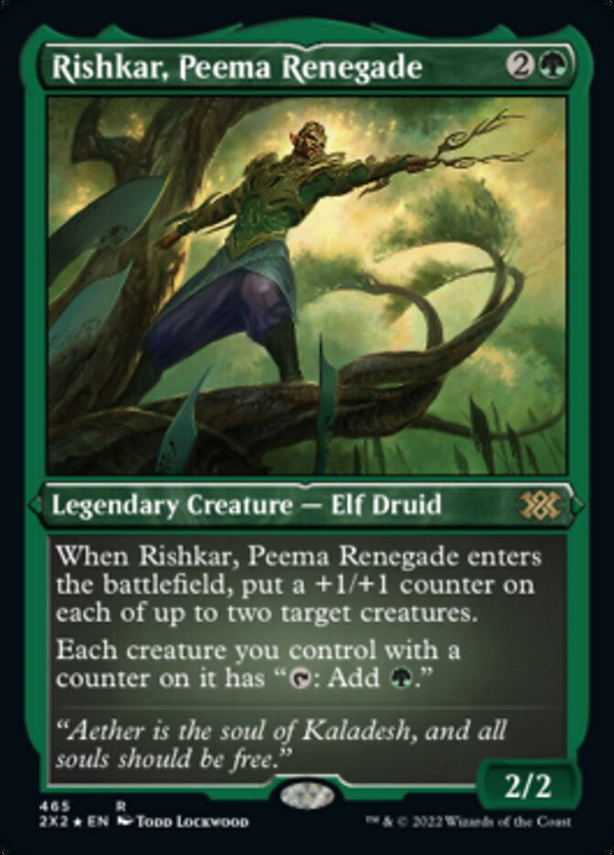 Rishkar, Peema Renegade (2X2) / Etched Foil