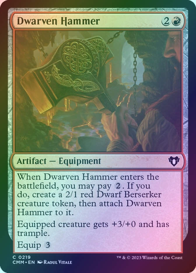 Dwarven Hammer (CMM) (219) / Foil