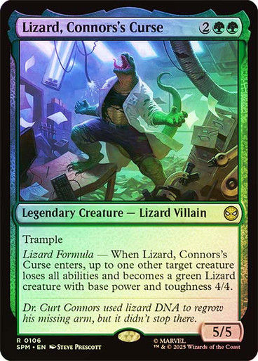 Lizard, Connors's Curse (SPM) (106) / Foil