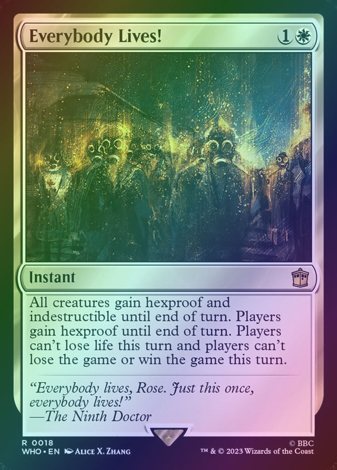 Everybody Lives! (WHO) (18) / Foil