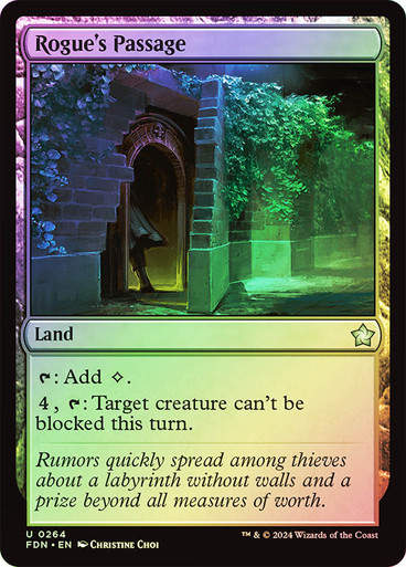 Rogue's Passage (FDN) (264) / Foil