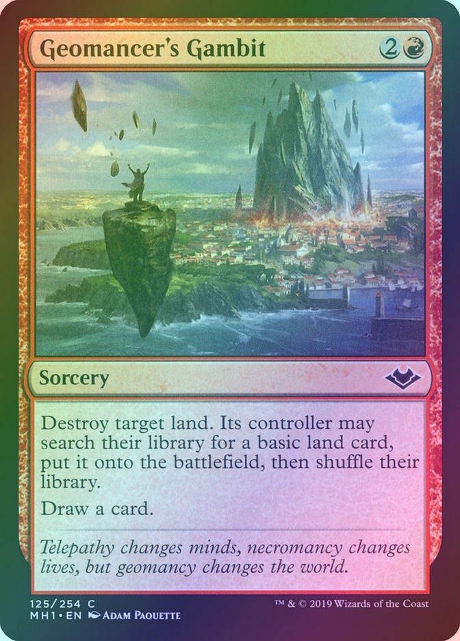 Geomancer's Gambit (MH1) (125) / Foil