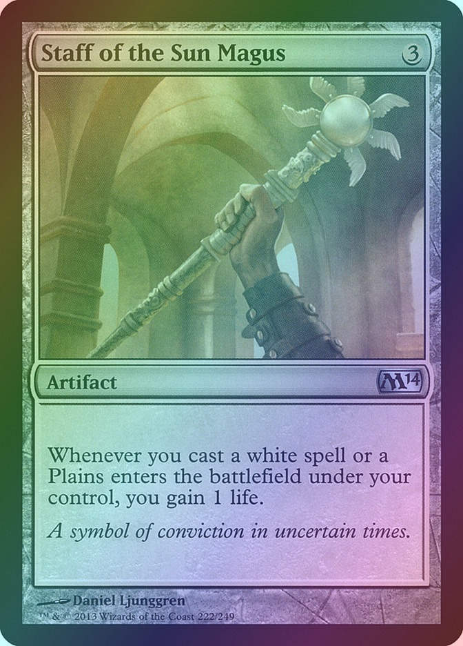 Staff of the Sun Magus (M14) (222) / Foil