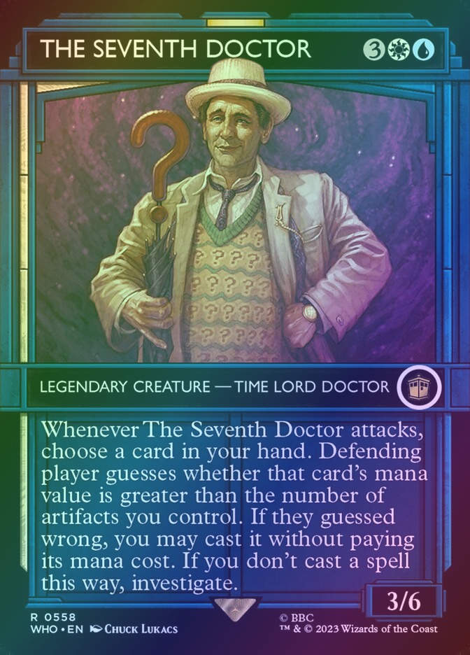 The Seventh Doctor (WHO) (558) / Borderless / Showcase / Foil