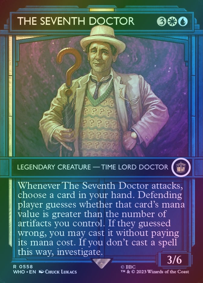The Seventh Doctor (WHO) (558) / Borderless / Showcase / Foil