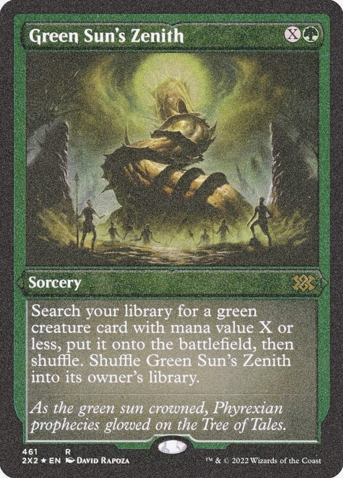 Green Sun's Zenith (2X2) (461) / Foil Etched