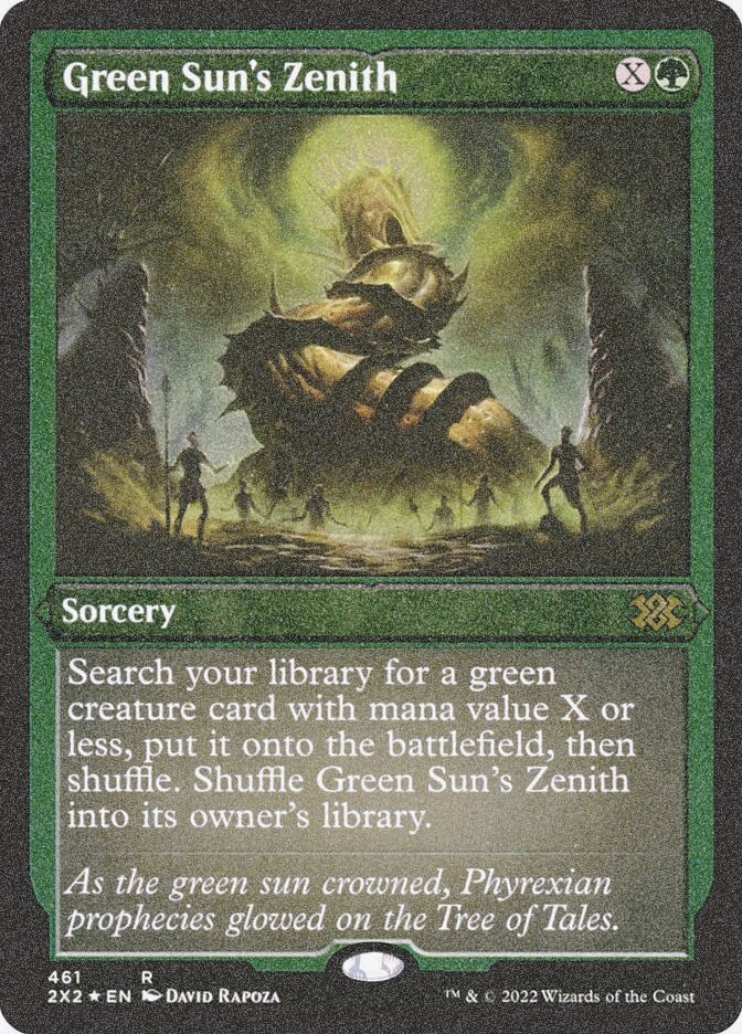 Green Sun's Zenith (2X2) (461) / Foil Etched