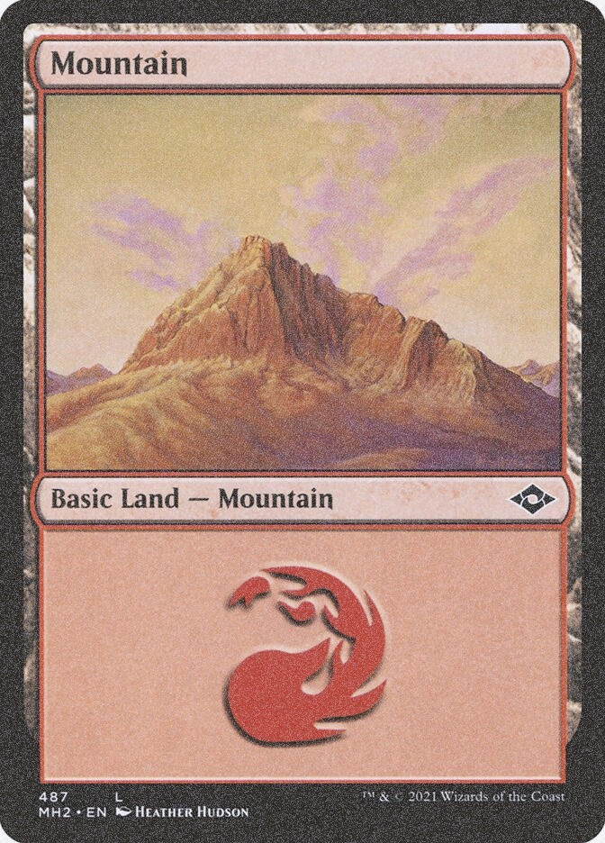 Mountain (MH2) (487) / Foil Etched