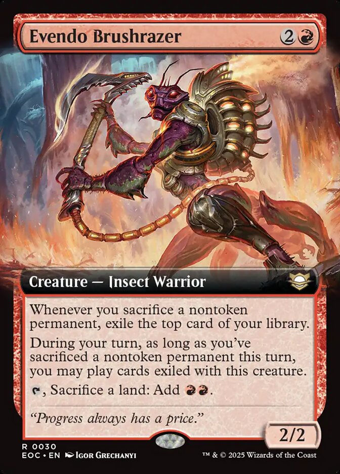 Evendo Brushrazer (EOC) (30) / Extended Art