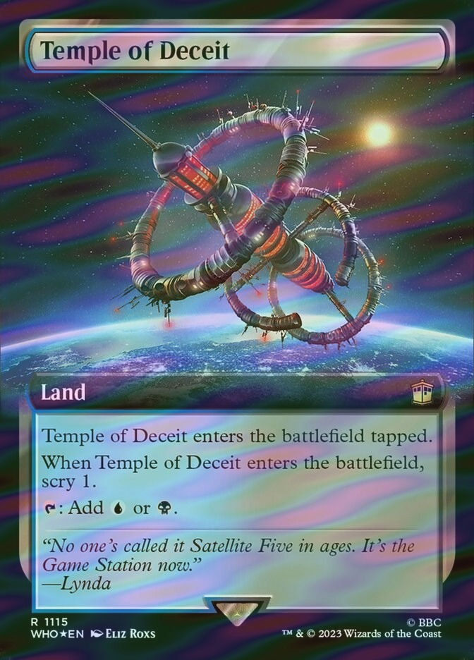 Temple of Deceit (WHO) (1115) / Extended Art / Surge Foil