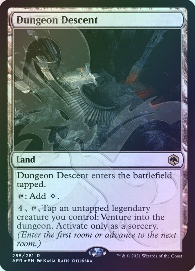 Dungeon Descent (PAFR) (255a) / Embossed Foil