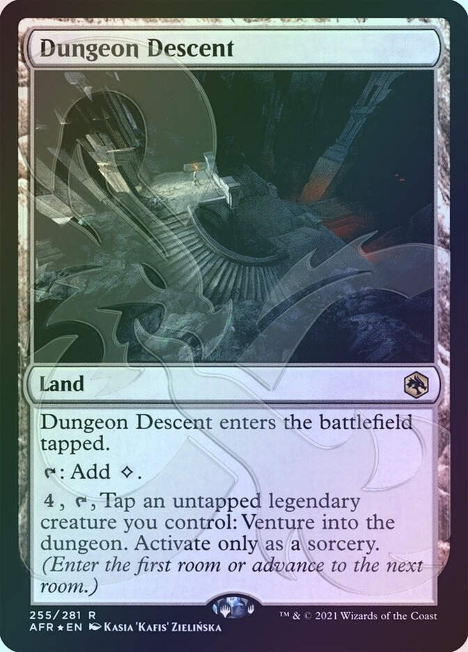 Dungeon Descent (PAFR) (255a) / Embossed Foil