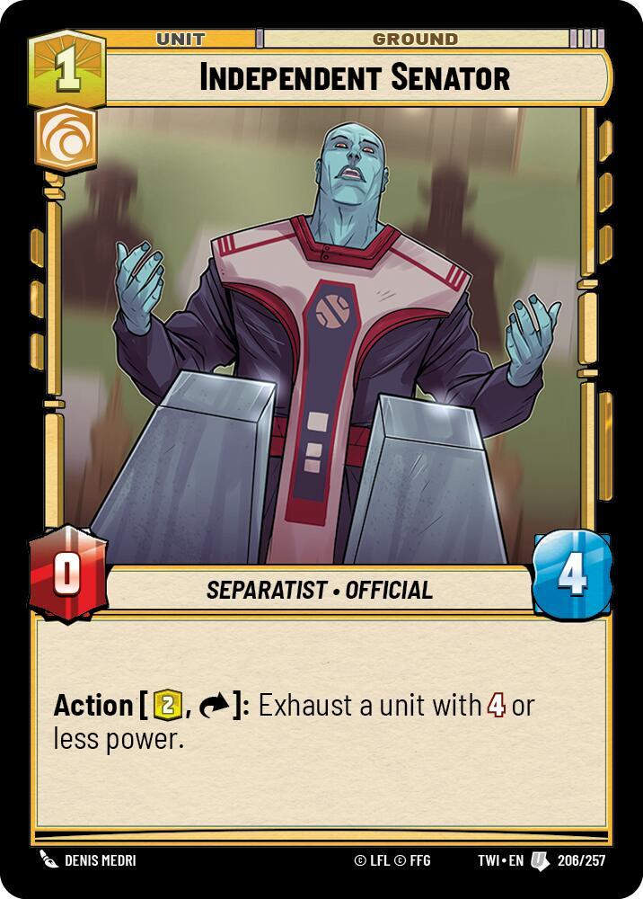 Independent Senator (TWI) (206/257) / Foil