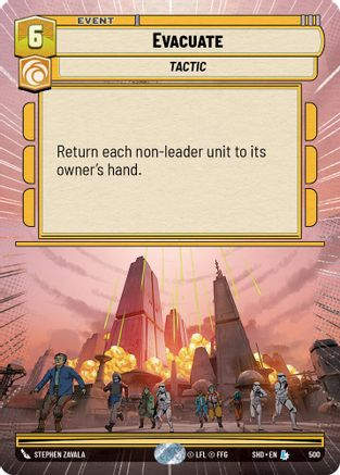 Evacuate (Hyperspace) (SHD_#500) / Foil