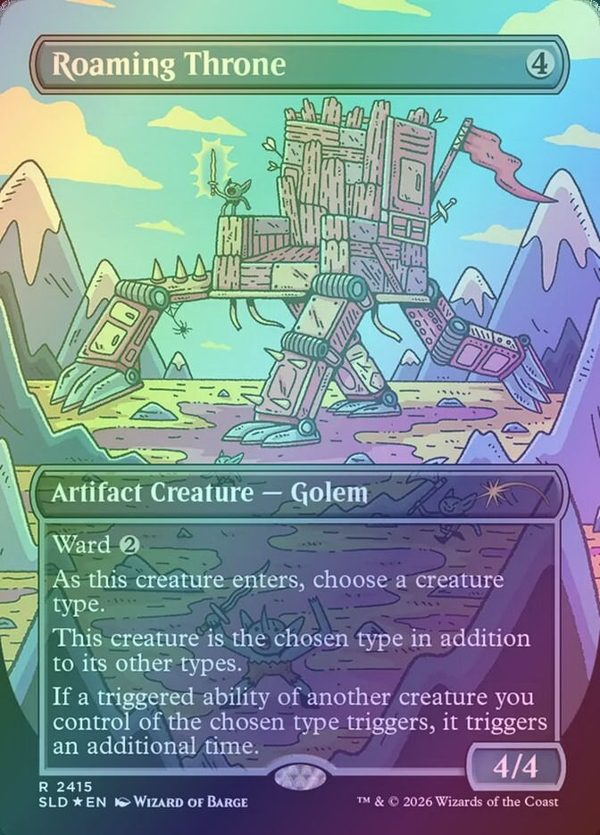 Roaming Throne (SLD) (2415) / Borderless / Foil