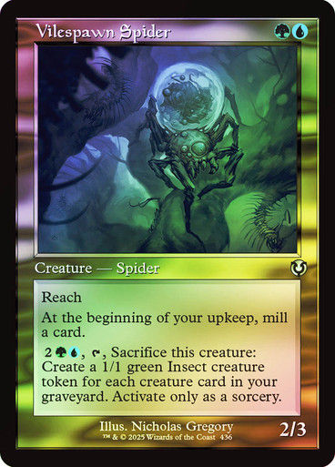 Vilespawn Spider (INR) (436) / Foil Retro