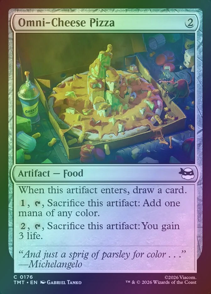 Omni-Cheese Pizza (TMT) (176) / Foil