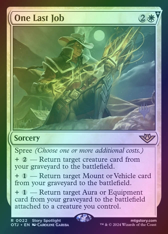 One Last Job (POTJ) (22p) / Foil
