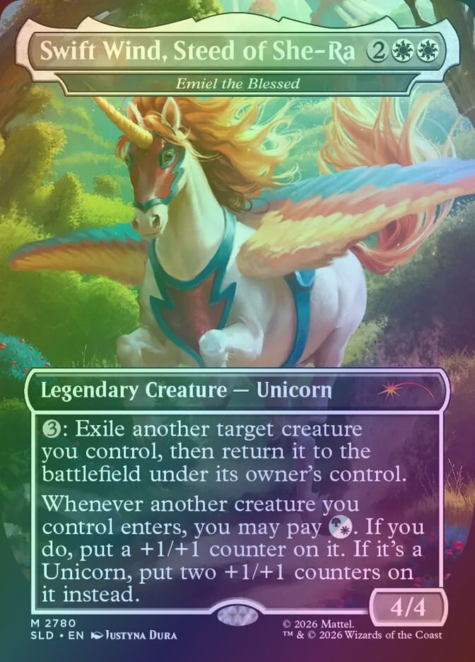 Emiel the Blessed (SLD) (2780) / Borderless / Foil