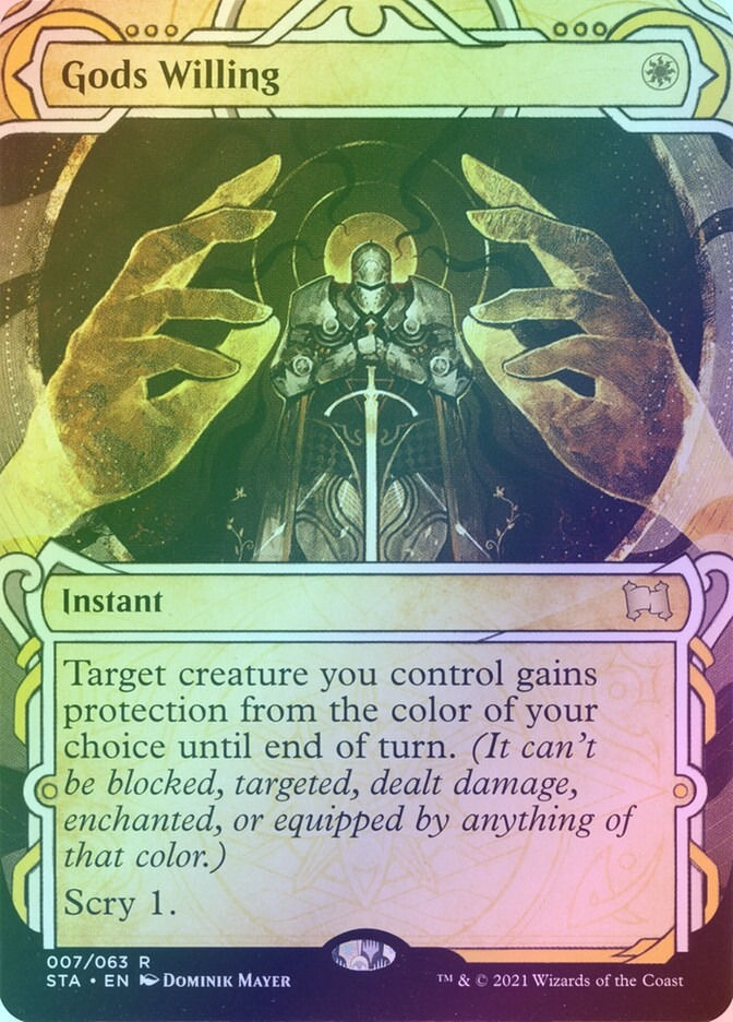 Gods Willing (STA) (7) / Borderless / Showcase / Foil