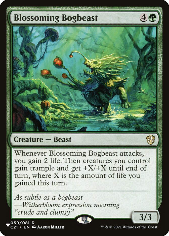Blossoming Bogbeast (PLST) (C21-59)