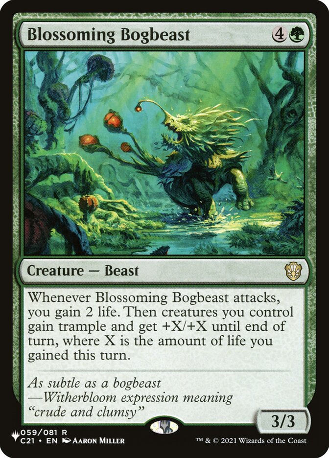 Blossoming Bogbeast (PLST) (C21-59)