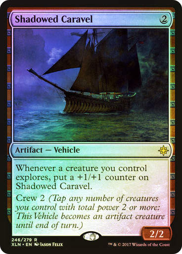 Shadowed Caravel (XLN) (246) / Foil