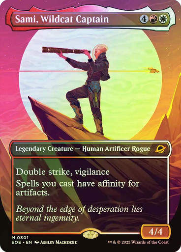 Sami, Wildcat Captain (EOE) (301) / Borderless / Foil