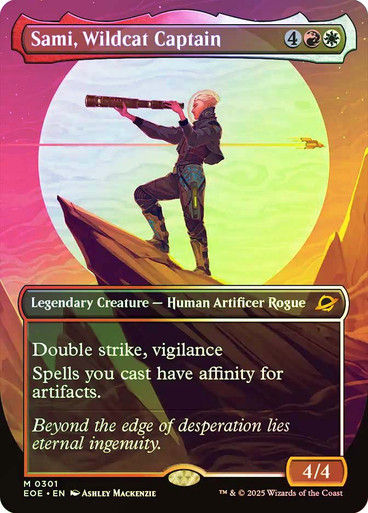 Sami, Wildcat Captain (EOE) (301) / Borderless / Foil
