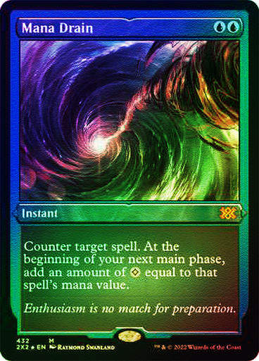 Mana Drain (2X2) / Etched Foil