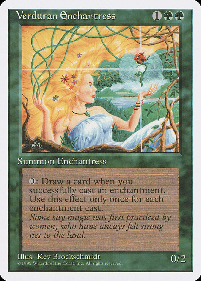 Verduran Enchantress (4ED) (281)